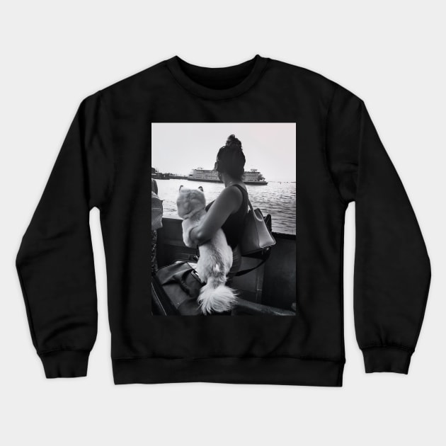 Staten Island Ferry, New York City Crewneck Sweatshirt by eleonoraingrid